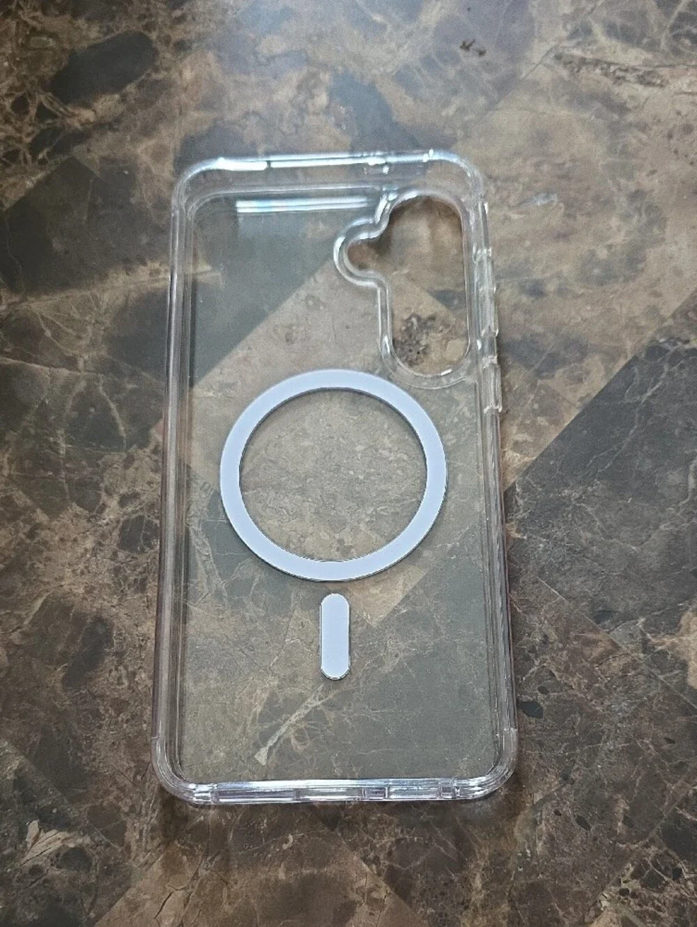 Clear Magnetic Wireless Charging Compatible Phone Case - Samsung S25+